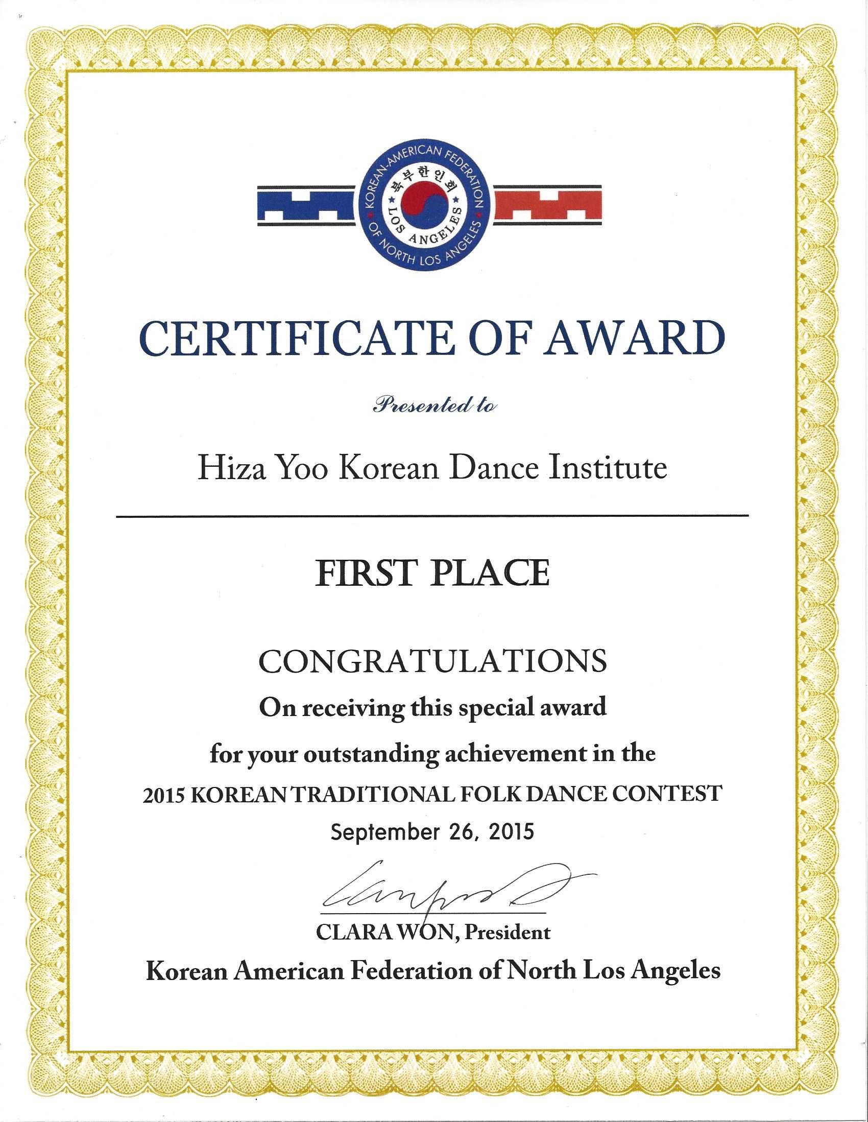 First Place Certificate Template Word Regarding First Place Certificate Template