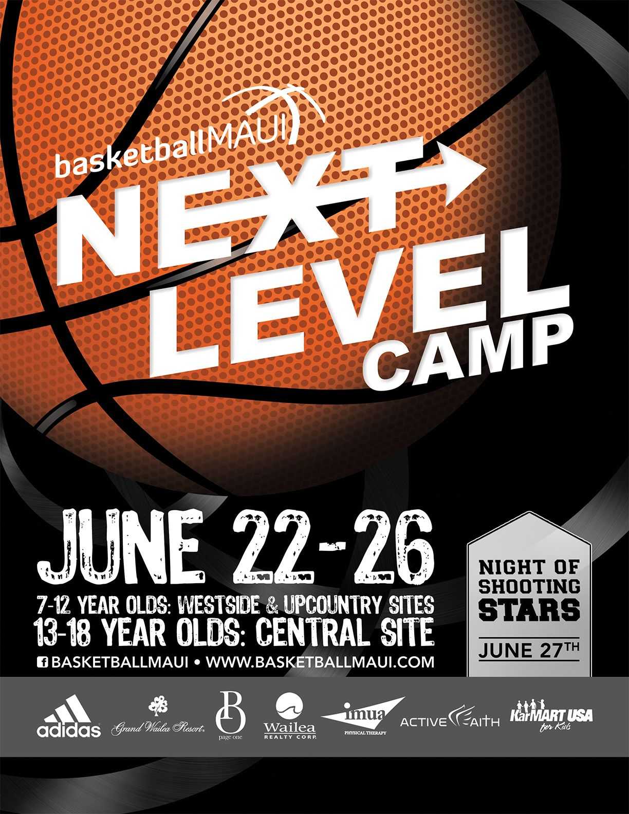 Flyer Design For Kids Basketball Camp. Designed For Basketball Camp Brochure Template