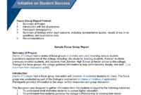 Focus Group Toolkit Sample Focus Group Report with Focus Group Discussion Report Template