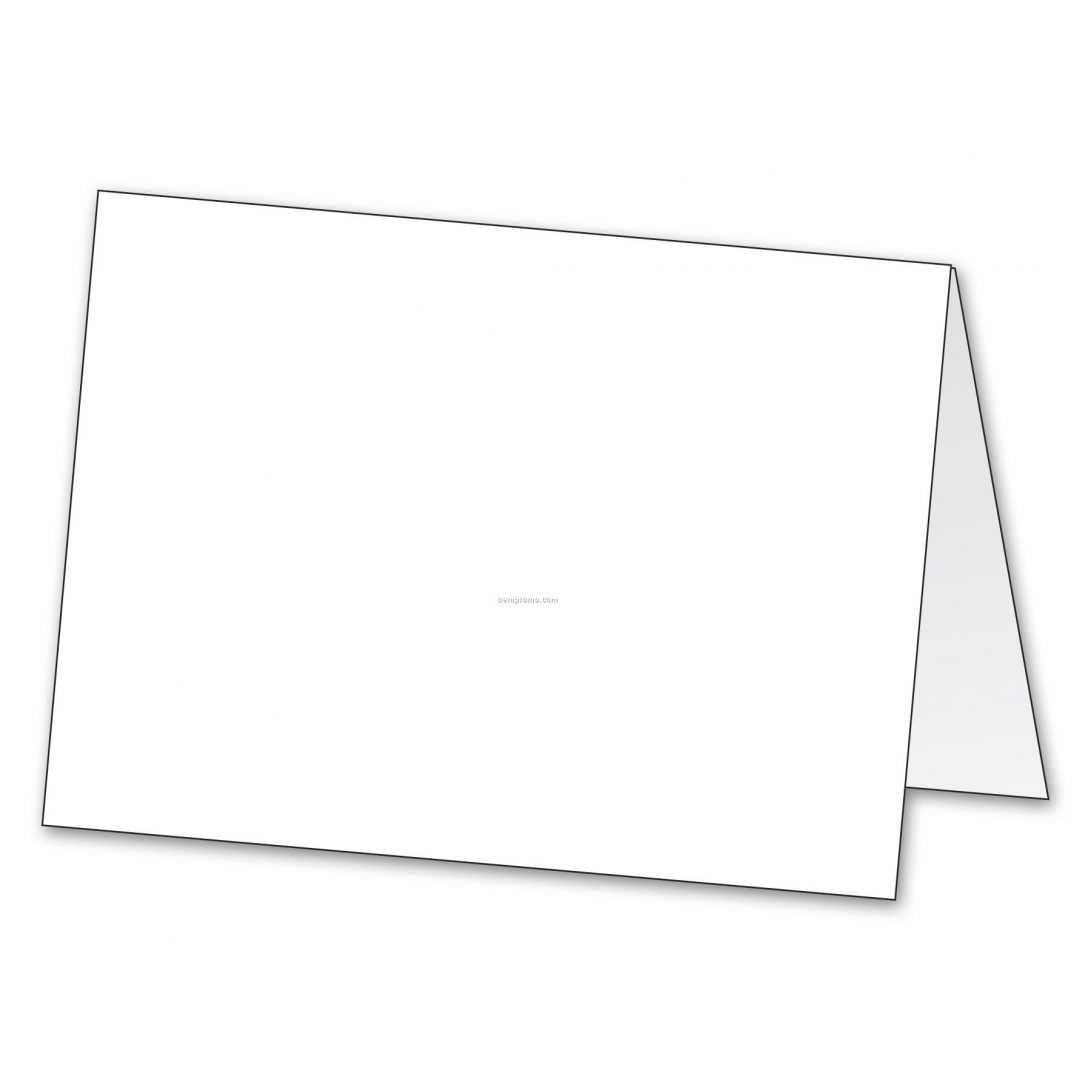 Folded Card Template Double Sided Tent Blank Certificates Intended For Free Tent Card Template Downloads