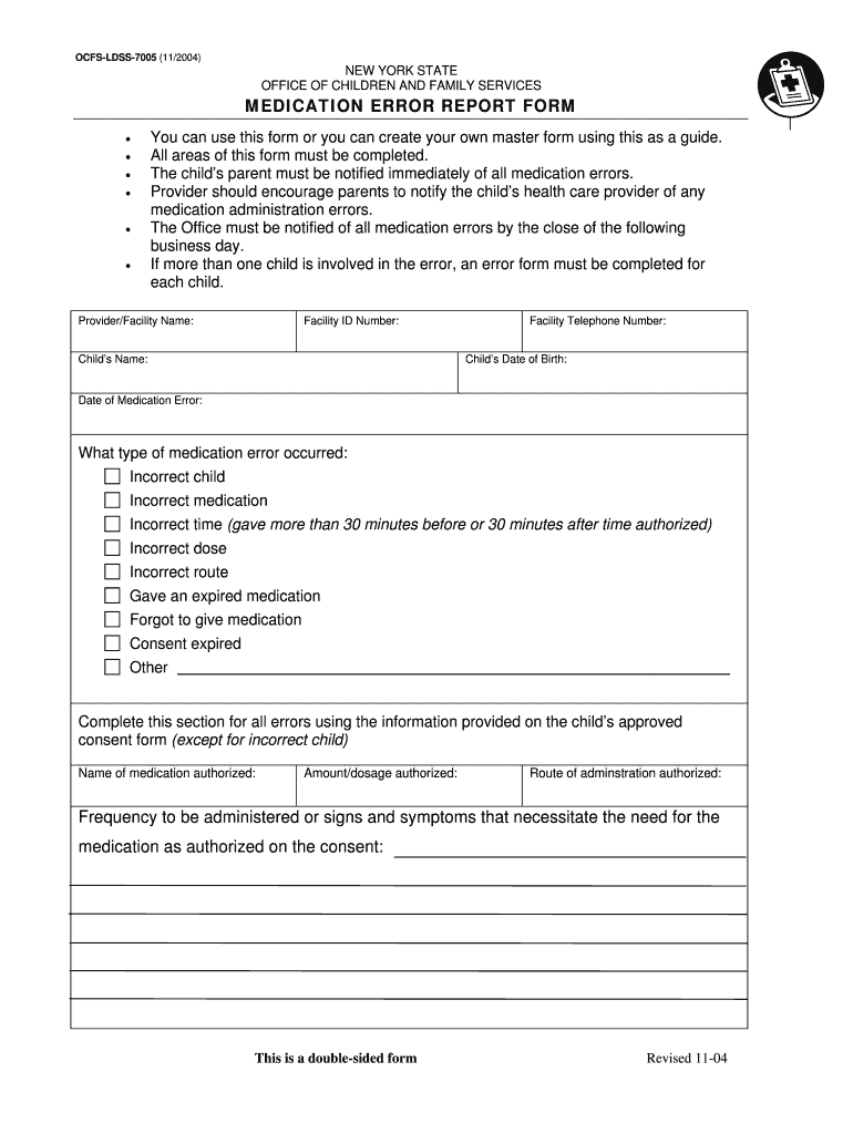 Form Medication Error - Fill Online, Printable, Fillable With Medication Incident Report Form Template