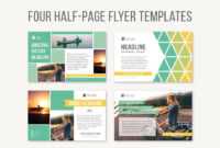 Four Half-Page Flyer Templatesjoanna Haecker On regarding Half Page Brochure Template