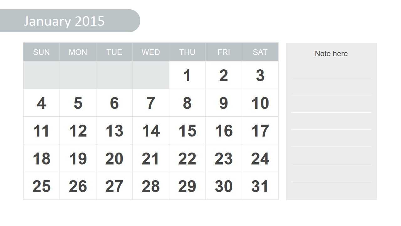 Free 2015 Calendar Template For Powerpoint With Regard To Powerpoint Calendar Template 2015