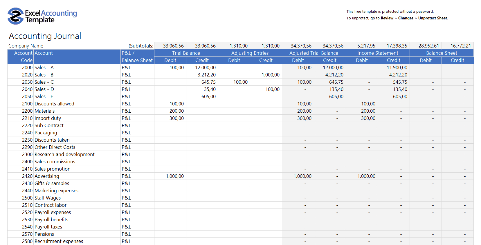 Free Accounting Templates In Excel – Download For Your Business Inside Ar Report Template