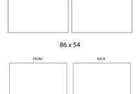 Free Blank Business Card Template Front And Back Design inside Blank Business Card Template For Word