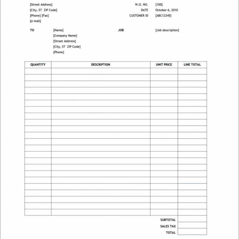 006 Sales Order Form Template Excel Download Blank T Shirt Regarding ...