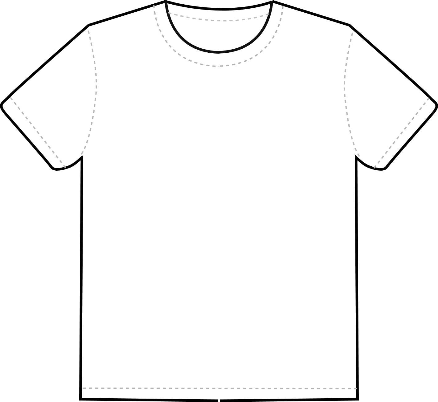 Free Blank T Shirt Outline, Download Free Clip Art, Free Within Blank T Shirt Outline Template