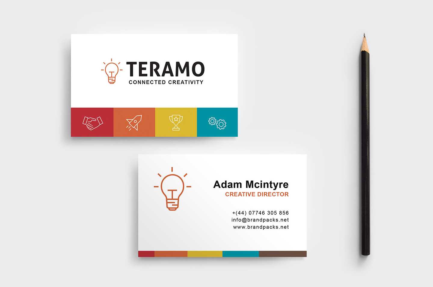 Free Business Card Template In Psd, Ai & Vector – Brandpacks Within Professional Business Card Templates Free Download