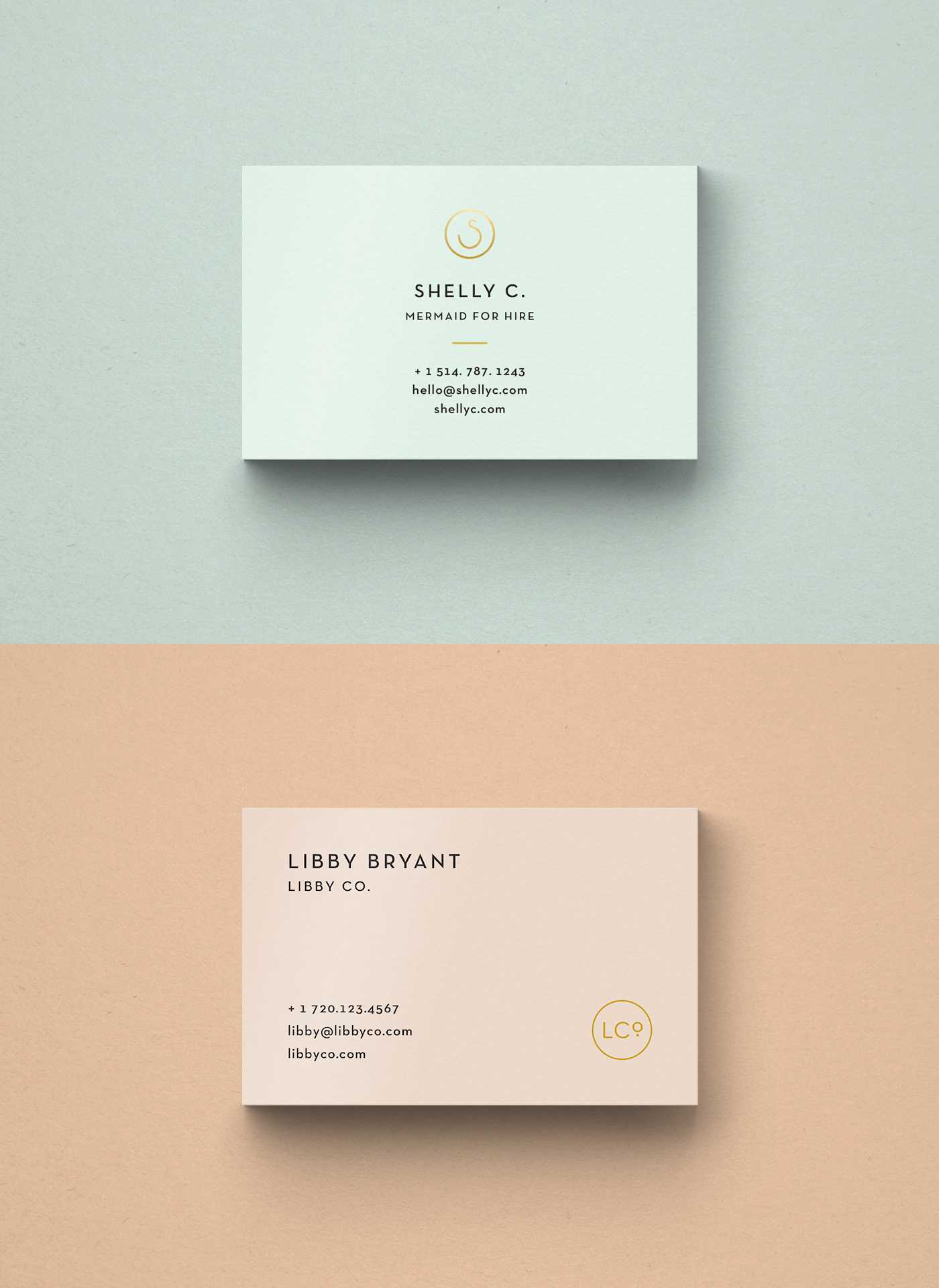 Free Business Card Templates • Libby Co. Boutique Branding Intended For Free Complimentary Card Templates