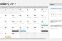 Free Calendar 2017 Template for Microsoft Powerpoint Calendar Template