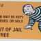 Free Card: Monopoly Get Out Of Jail Free Card Throughout Get Out Of Jail Free Card Template