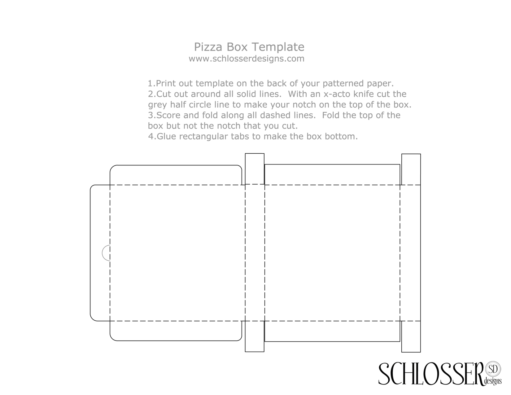 Free Cardboard Box Templates | Pizza Box Template | Pizza Regarding Card Box Template Generator