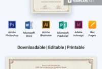 Free Certificate Of Destruction | Certificate Templates throughout Free Certificate Of Destruction Template