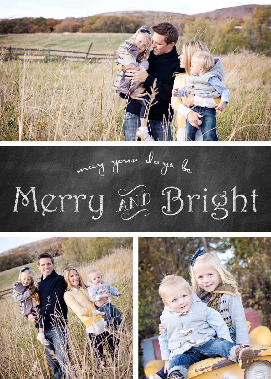 Free Chalkboard Christmas Card Templates » Chelsea Peterson Throughout Free Christmas Card Templates For Photographers