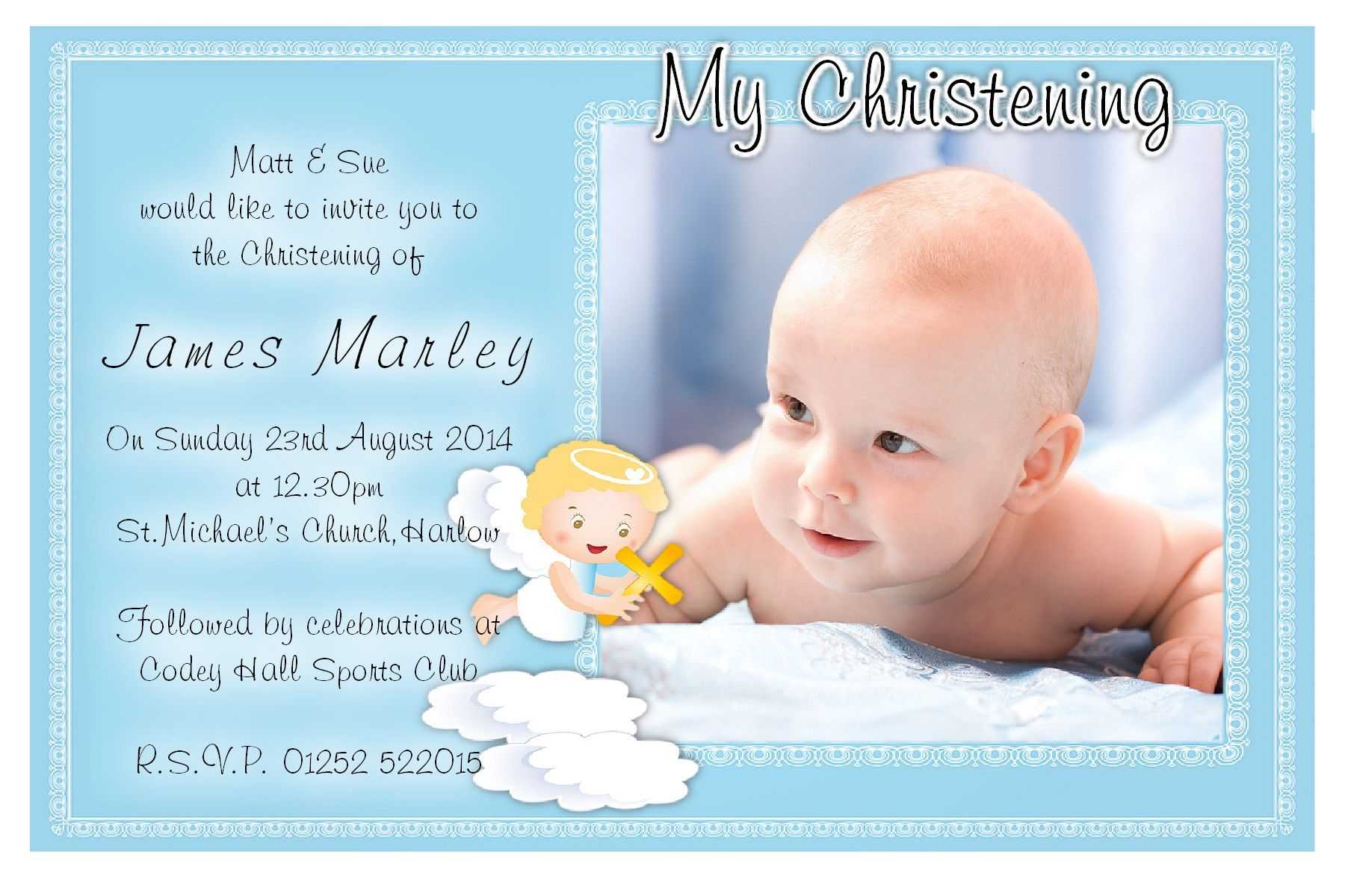Free Christening Invitation Template Download | Baptism For Free Christening Invitation Cards Templates