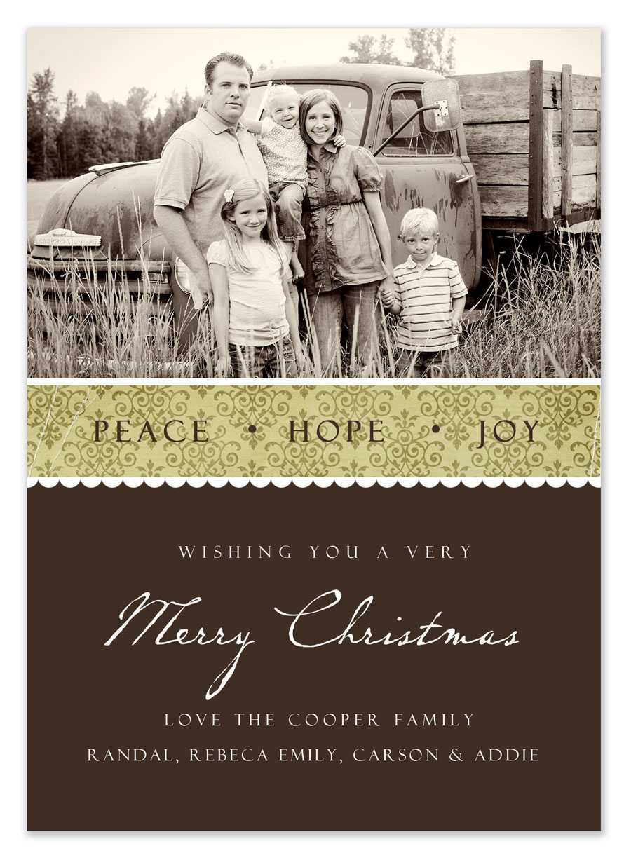 Free Christmas Card Templates Intended For Free Christmas Card Templates For Photographers