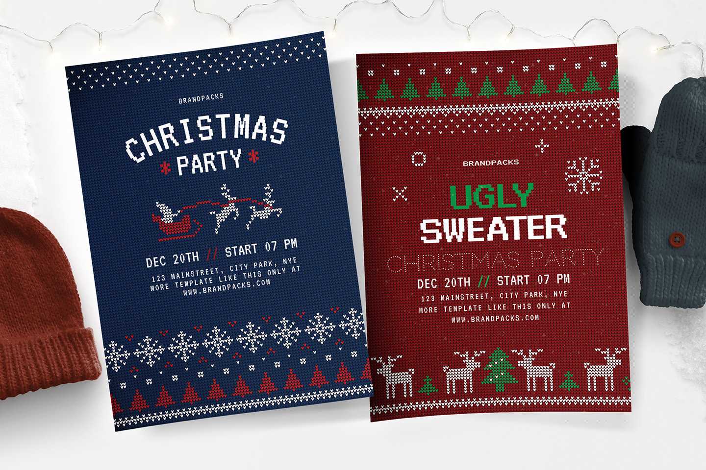 Free Christmas Flyer, Poster & Instagram Templates – Psd Within Christmas Brochure Templates Free