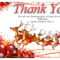 Free Christmas Thank You Cards Templates — Anouk Invitations Inside Christmas Thank You Card Templates Free
