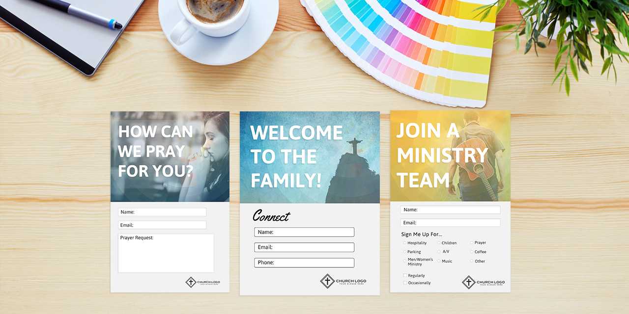 Free Church Connection Cards – Beautiful Psd Templates Regarding Pledge Card Template For Church