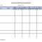 Free Cleaning Schedule Forms | Excel Format And Payroll With Regard To Blank Cleaning Schedule Template