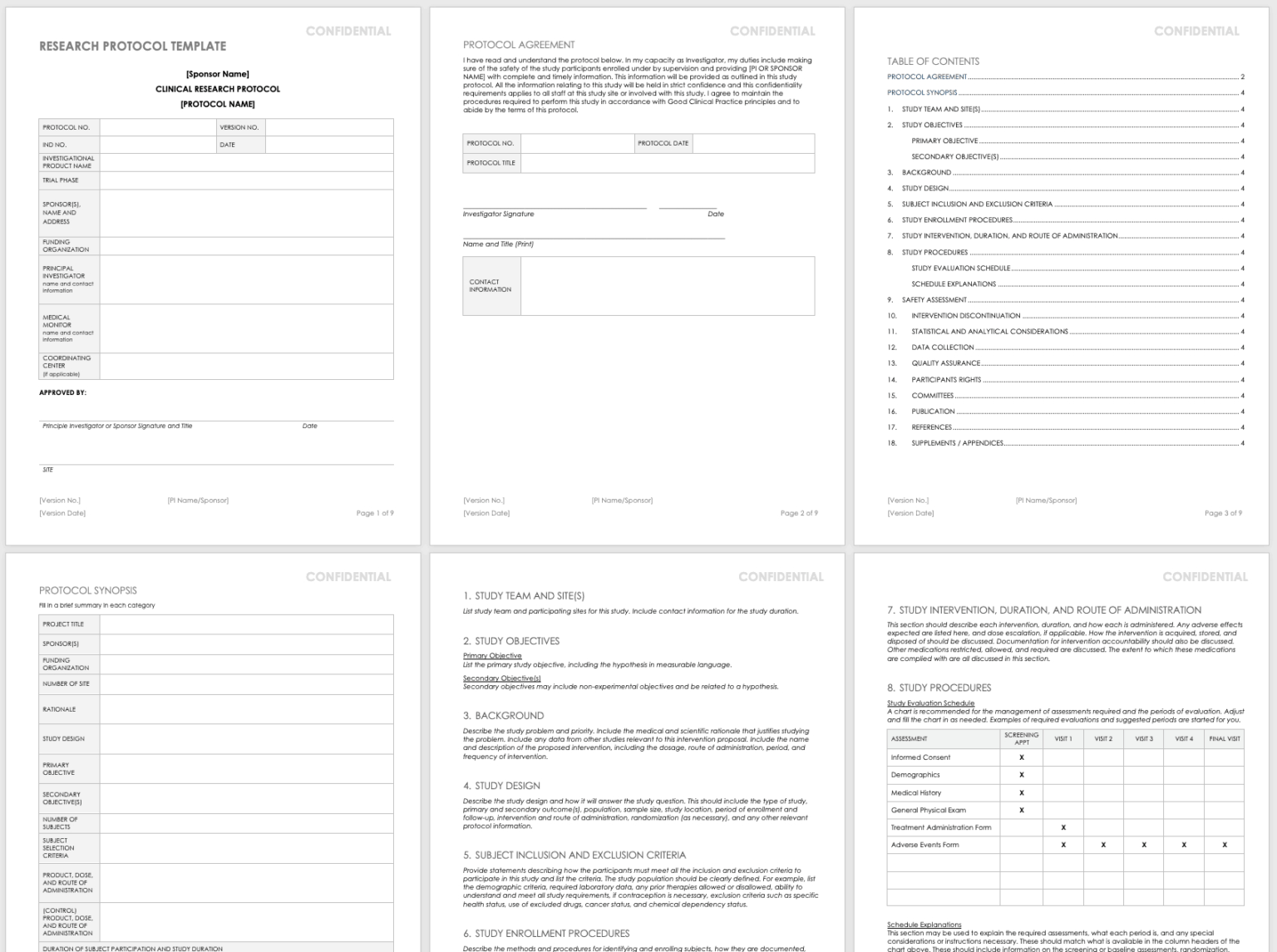 Monitoring Report Template Clinical Trials