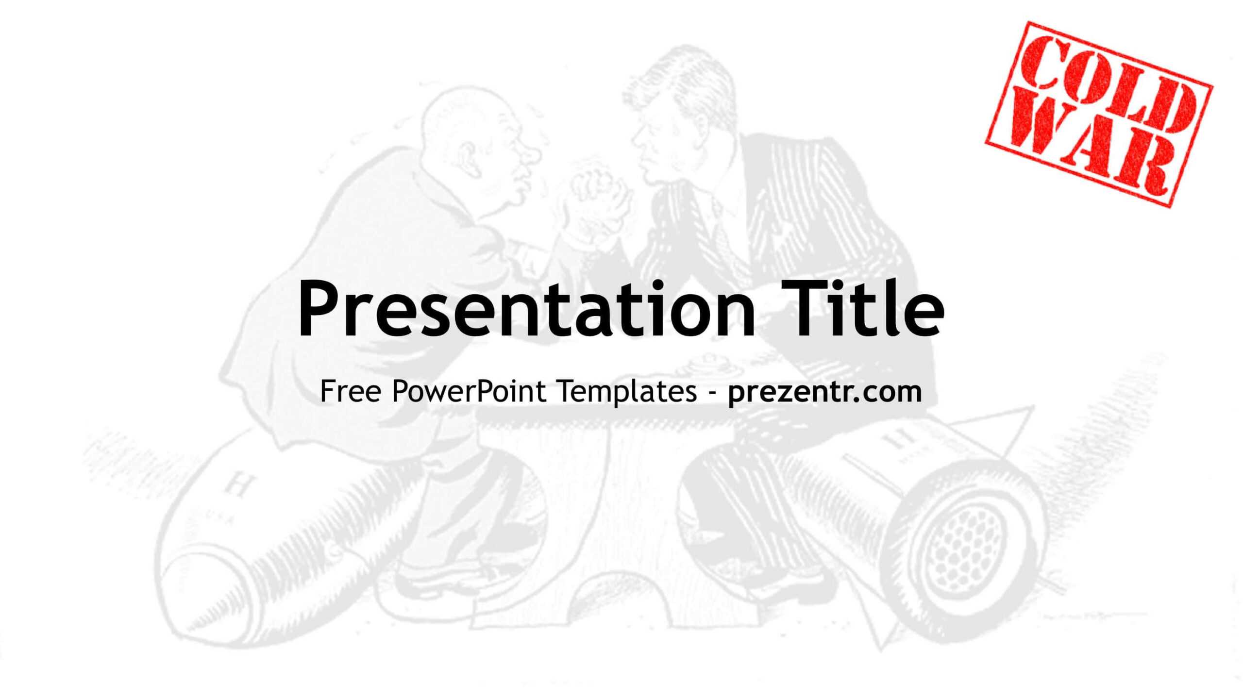 Free Cold War Powerpoint Template – Prezentr Ppt Templates In World War 2 Powerpoint Template
