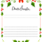 Free Dear Santa Letter Printable | Fill In Blank Santa Intended For Blank Letter From Santa Template