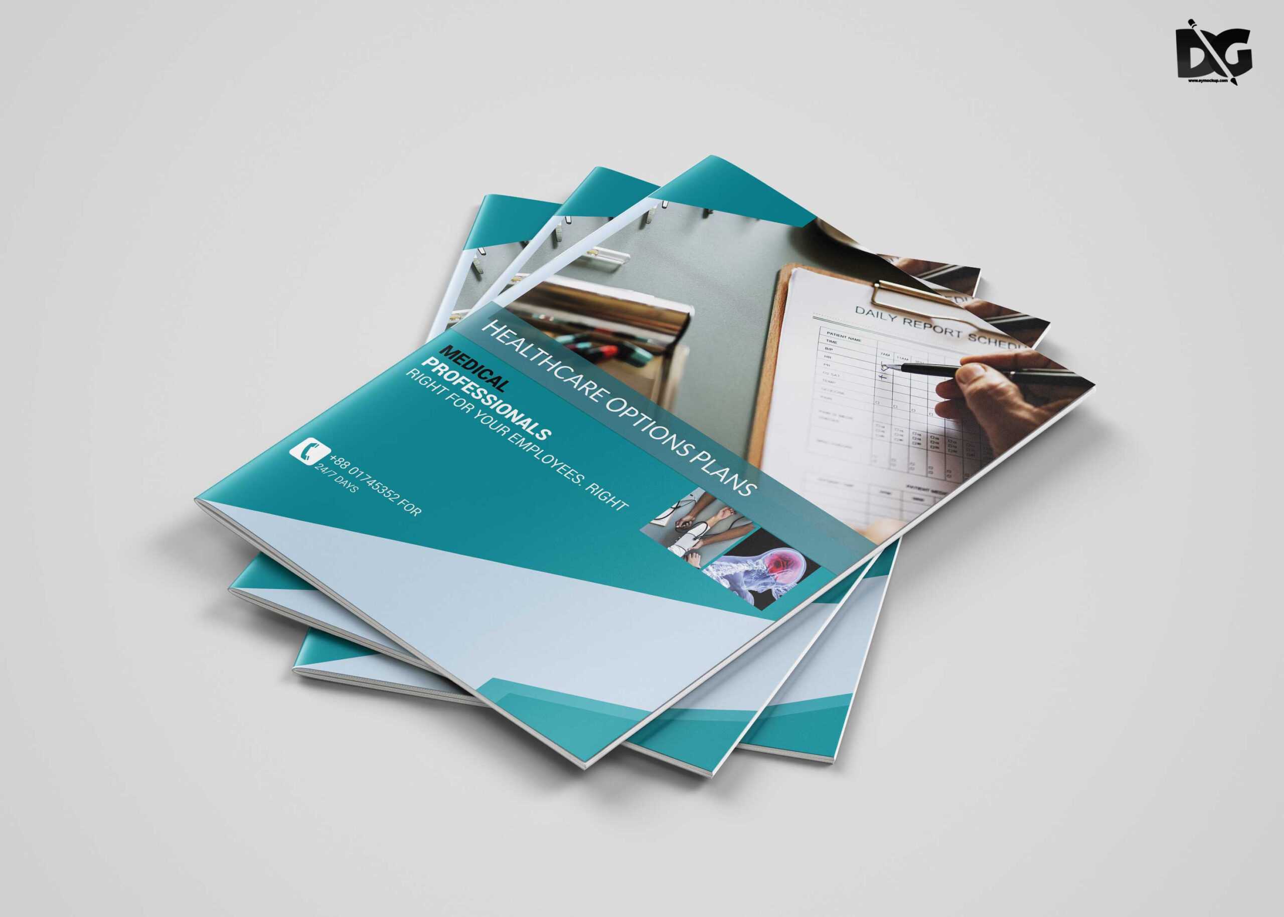 Free Download Health Care A4 Brochure Template | Free Psd Mockup Inside Healthcare Brochure Templates Free Download