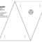 Free Downloadable Bunting Template. Yer Welcome :) | Bunting Inside Triangle Banner Template Free