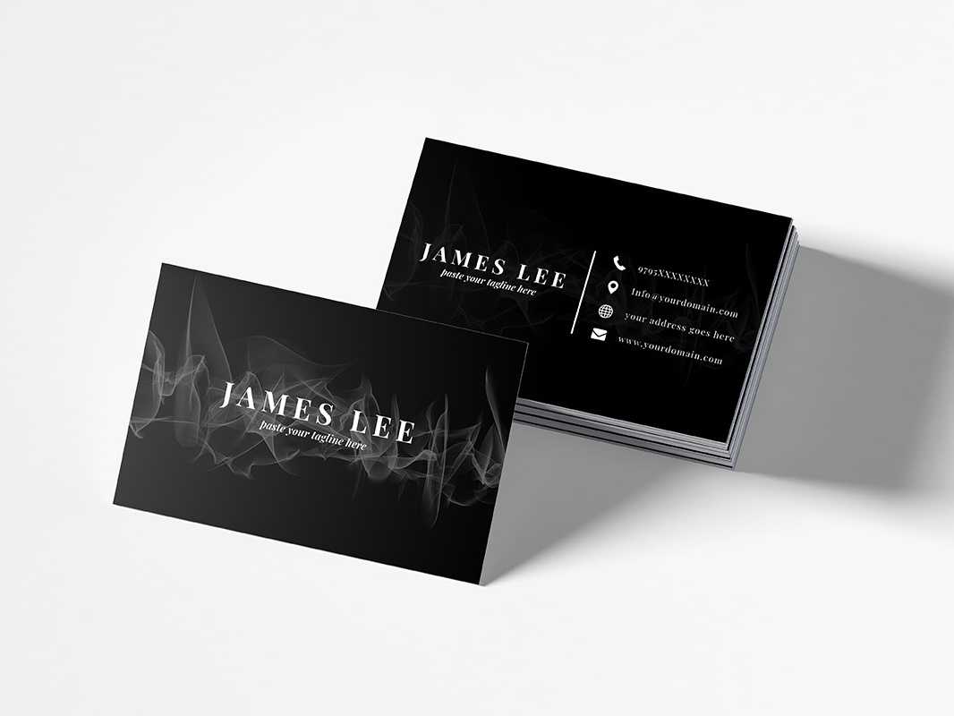 Free Elegant Business Card Templatefaraz Ahmad For In Free Personal Business Card Templates