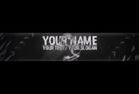Free, Epic Youtube Banner / Channel Art Template - [Gimp And Photoshop] +  Download [Hacked Style] throughout Gimp Youtube Banner Template