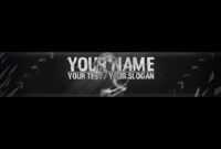 Free, Epic Youtube Banner / Channel Art Template - [Gimp And Photoshop] +  Download [Hacked Style] with Youtube Banner Template Gimp