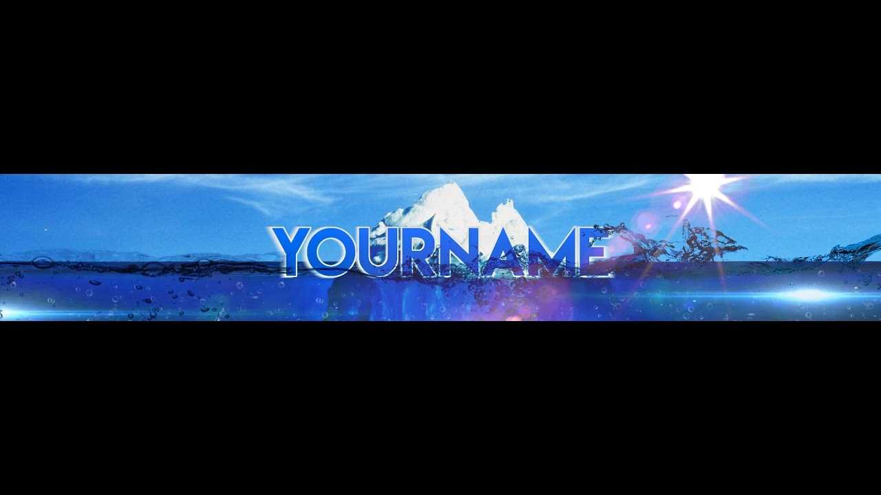 Free, Epic Youtube Banner / Channel Art Template – [Gimp And Photoshop] +  Download [Iceberg Style] Pertaining To Youtube Banner Template Gimp