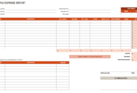 Free Expense Report Templates Smartsheet regarding Expense Report Spreadsheet Template Excel