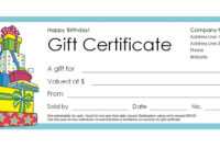 Free Gift Certificate Templates You Can Customize for Homemade Gift Certificate Template