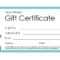 Free Gift Certificate Templates You Can Customize For Restaurant Gift Certificate Template