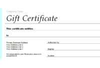 Free Gift Certificate Templates You Can Customize throughout Microsoft Gift Certificate Template Free Word