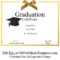 Free Graduation Certificate Template | Customize Online & Print With Graduation Gift Certificate Template Free
