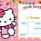 Free Hello Kitty Invitation Templates | Hello Kitty Birthday inside Hello Kitty Birthday Card Template Free