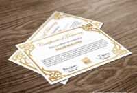 Free Indesign Certificate Template #1 | Free Indesign intended for Indesign Certificate Template