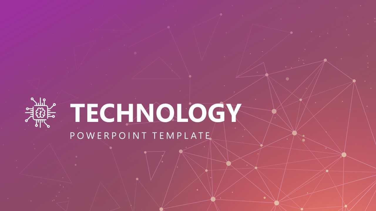 Free Modern Technology Powerpoint Template Intended For High Tech Powerpoint Template