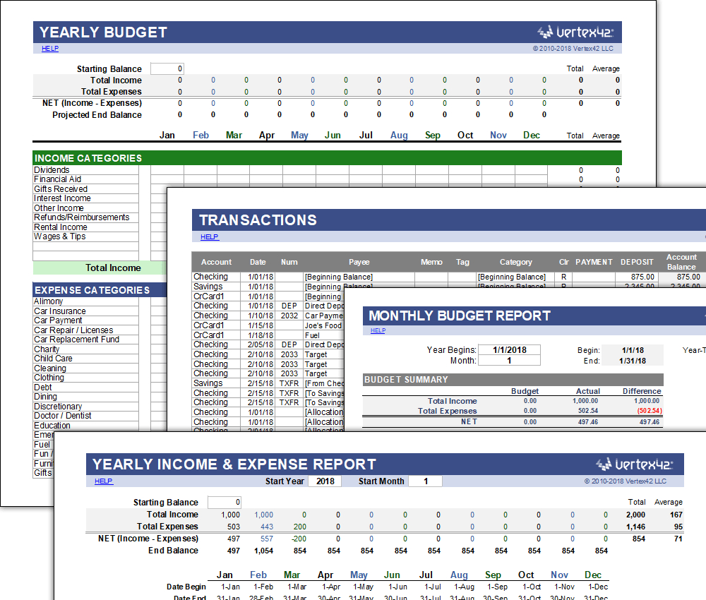 Free Money Management Template For Excel Intended For Fleet Management Report Template