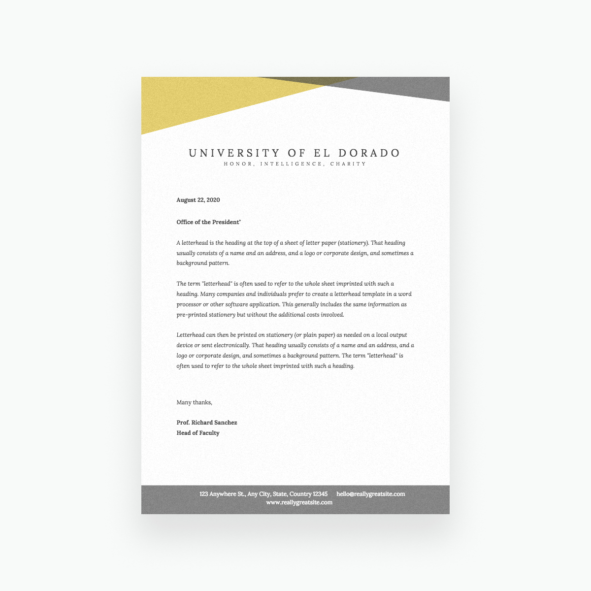 Free Online Letterhead Maker With Stunning Designs – Canva Throughout Headed Letter Template Word