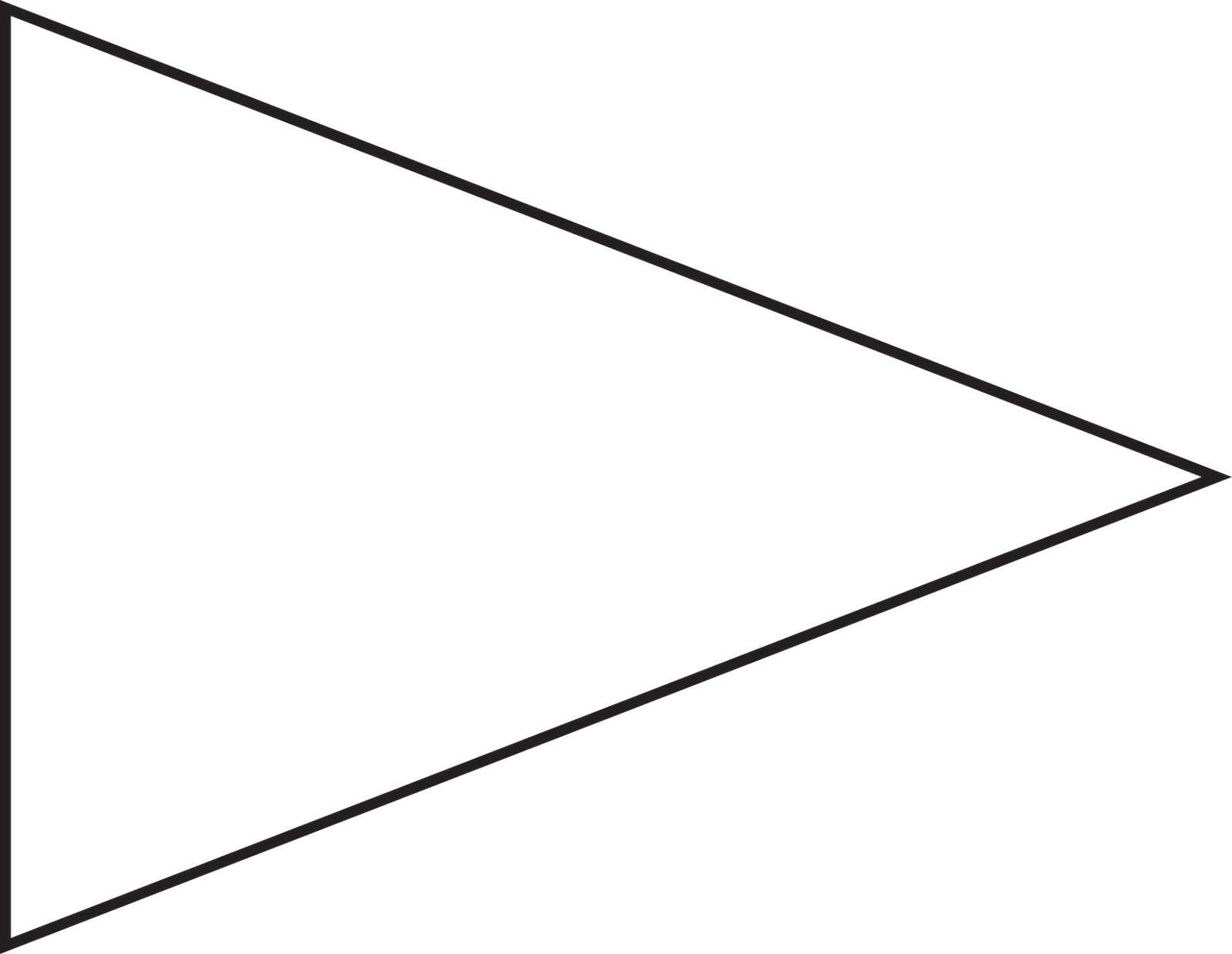 Free Pennant Banner Template, Download Free Clip Art, Free Intended For Free Triangle Banner Template