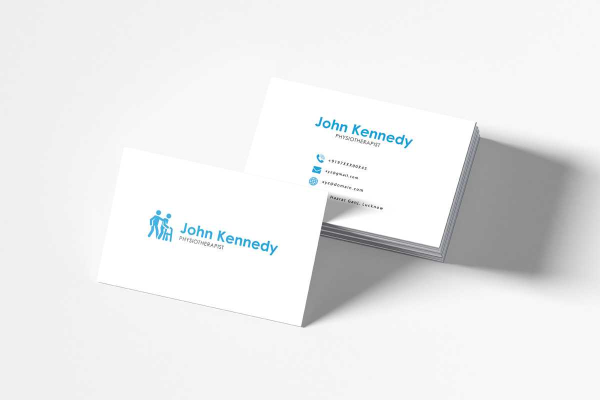 Free Physiotherapy Business Card Template – Creativetacos In Template For Calling Card