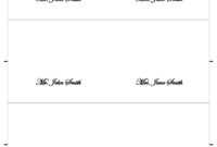 Free Place Card Templates 6 Per Page - Atlantaauctionco in Free Place Card Templates 6 Per Page