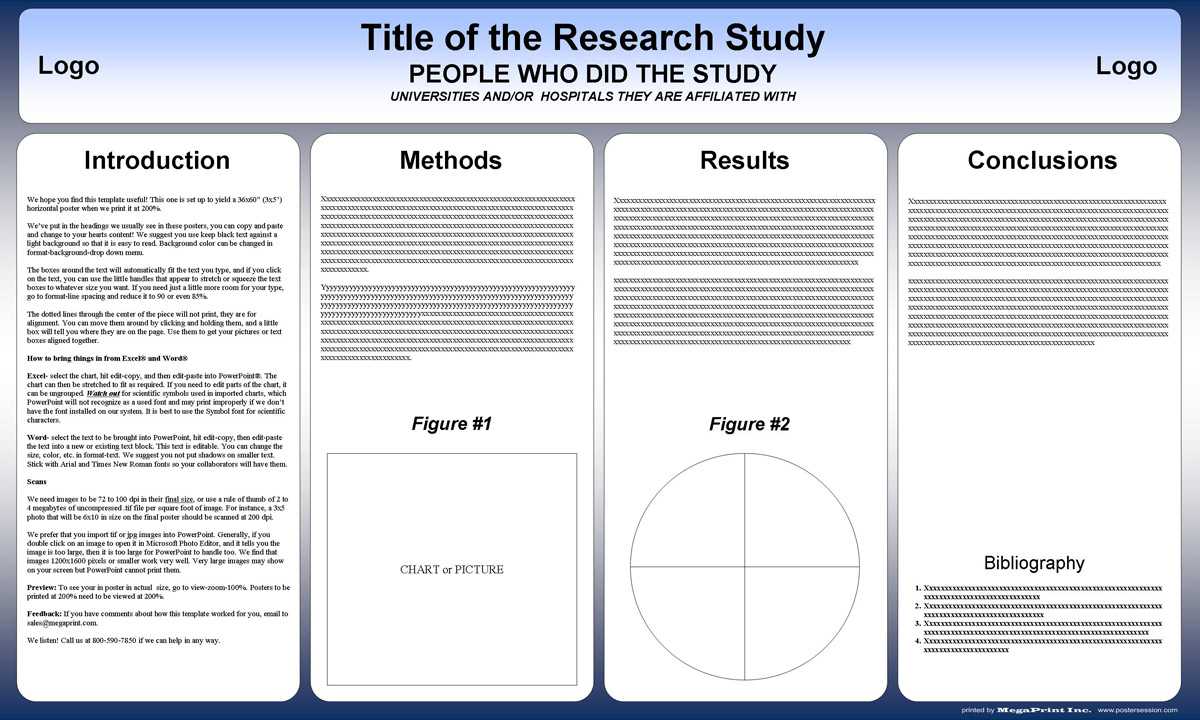 Free Powerpoint Scientific Research Poster Templates For Regarding Powerpoint Academic Poster Template
