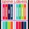 Free Printable 1.5" Binder Spine Labels For Basic School Pertaining To Binder Spine Template Word