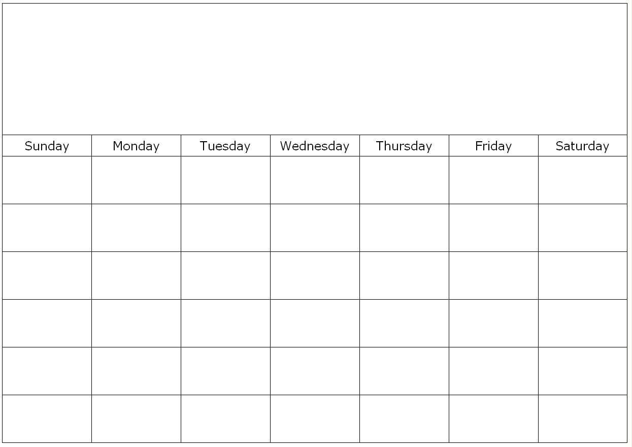 Free Printable 1 Month Calendar | You Can Find This Calendar Within Blank One Month Calendar Template
