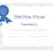 Free Printable Award Certificate Template | Free Printable In First Place Award Certificate Template